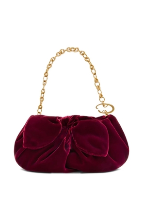 Oscar de la Renta mini Bow clutch bag - Red