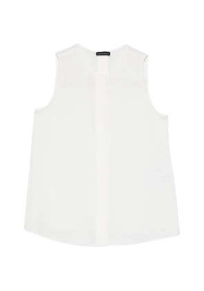 Emporio Armani sleeveless blouse - White