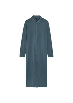 Eileen Fisher buttoned midi dress - Blue