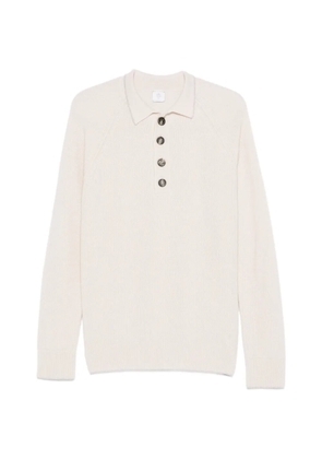 Eleventy buttoned collared polo shirt - Neutrals