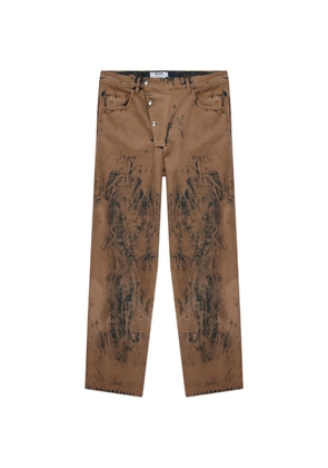 MSGM printed jeans - Brown