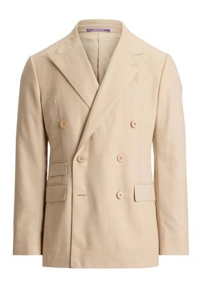 Ralph Lauren Purple Label Kent peak-lapels double-breasted blazer - Neutrals