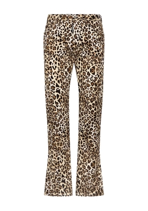 DSQUARED2 leopard-print five-pockets Jeans - Brown