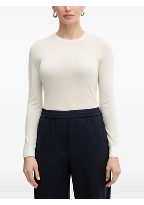 BOSS long-sleeve wool sweater - Neutrals