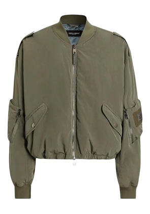 Dolce & Gabbana zip detail jacket - Green