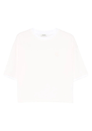 SANDRO logo-embroidered T-shirt - Pink