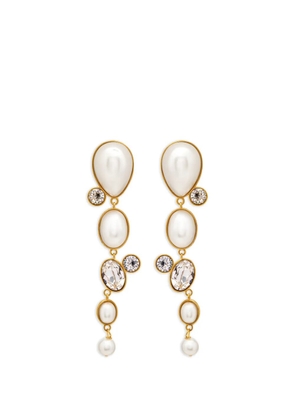 Oscar de la Renta drop earrings - Gold
