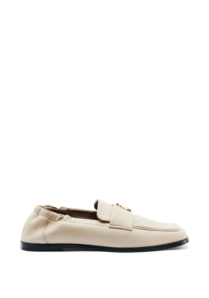 Patrizia Pepe square-toe loafers - Neutrals