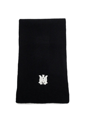 AMIRI embroidered scarf - Black