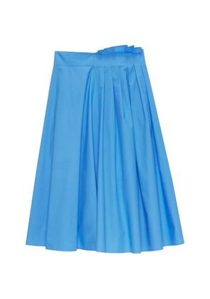 MSGM A-line midi skirt - Blue