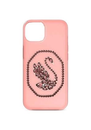 Swarovski swan-embellished phone case 13 - Pink