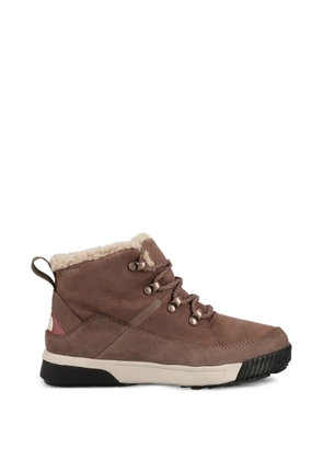 The North Face logo-detail boots - Brown