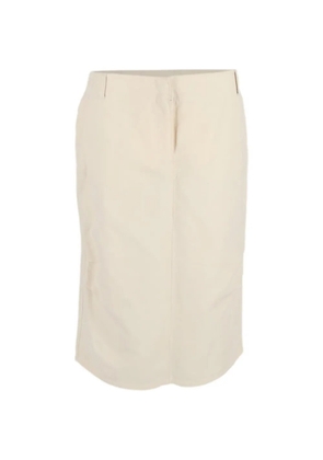 Max Mara linen buckle-detail midi skirt - Neutrals