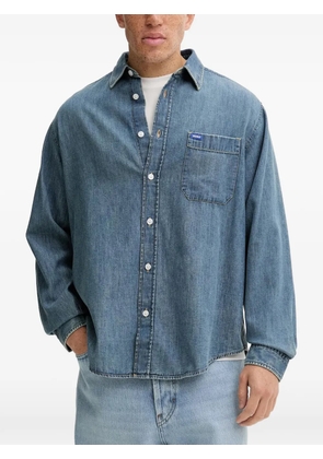 HUGO Ebalto patch-pocket shirt - Blue