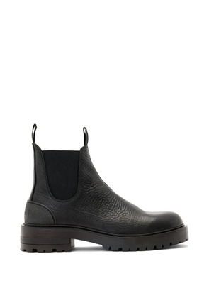 AllSaints Mccoy textured pull-on boots - Black