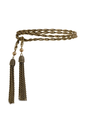 ETRO braided tassel belt - Gold