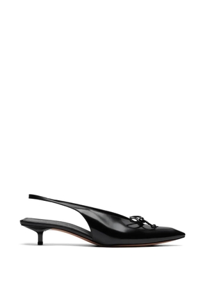 Jacquemus bow-detail pumps - Black