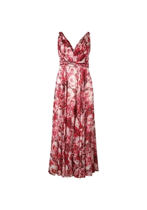 Giambattista Valli sleeveless V-neck maxi dress - Red