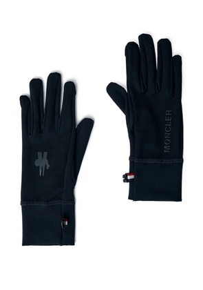Moncler Grenoble logo-detail gloves - Blue