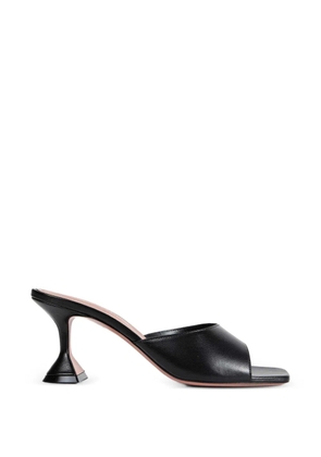 Amina Muaddi Lupita leather mules - Black