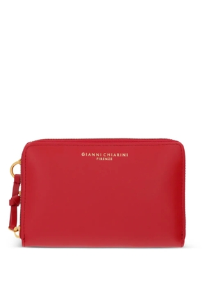 GIANNI CHIARINI zip pendant wallet - Red