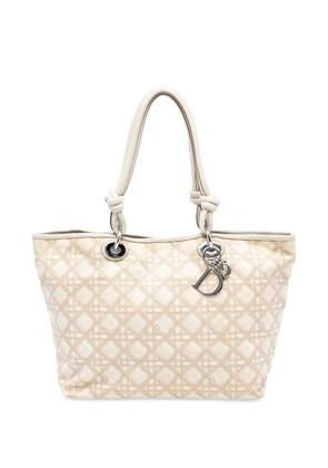 Christian Dior Pre-Owned 2008 Canvas Cannage Print Cherie tote bag - Brown