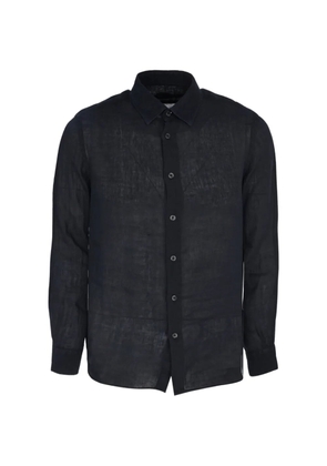 120% Lino contemporary fit shirt - Blue