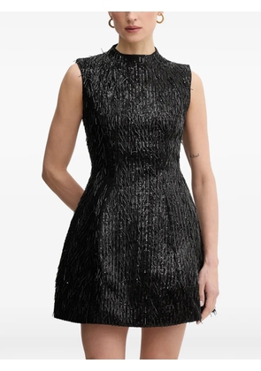 Bardot Christa Hourglass beaded mockneck dress - Black