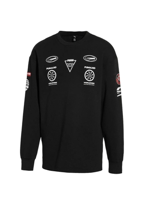 PUMA graphic-print T-shirt - Black