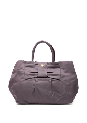 Prada Pre-Owned 2000-2025 Tessuto Fiocco tote bag - Purple