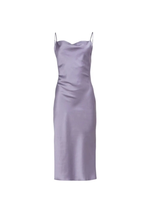 Fleur Du Mal cowl-neck midi dress - Purple