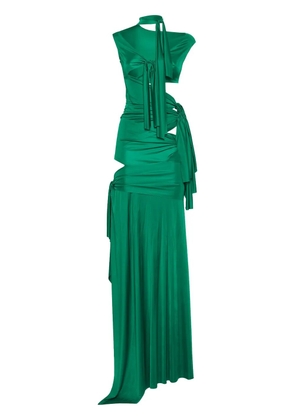 DSQUARED2 asymmetric maxi dress - Green