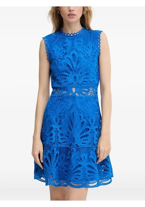 Morgan lace cutout mini dress - Blue