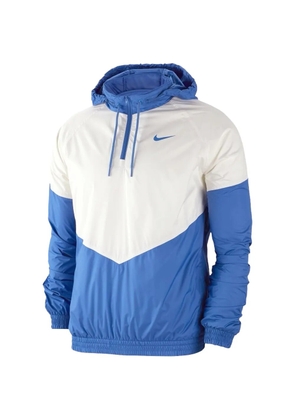 Nike logo-detail hoodie - Blue