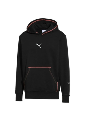 PUMA logo-print hoodie - Black