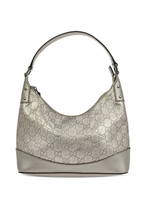 Gucci Pre-Owned 1990-2000s embossed leather tote bag - Silver