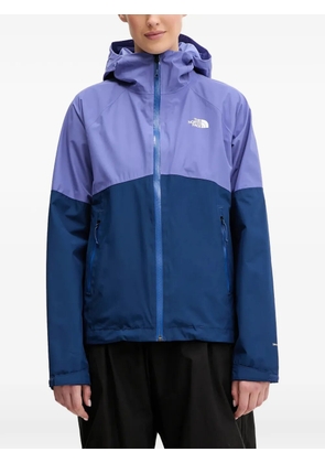The North Face hooded colour-block jacket - Purple