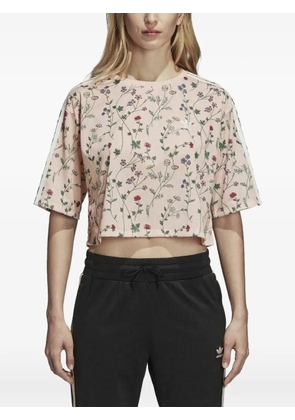 adidas AOP floral-print T-shirt - Pink