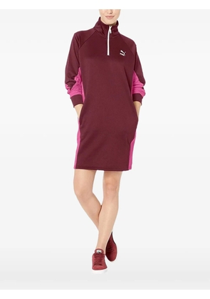 PUMA quarter-zip long-sleeve dress - Red