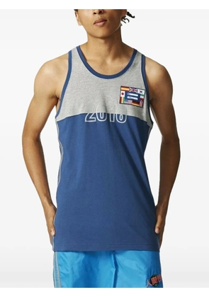 adidas panel human race tank - Blue