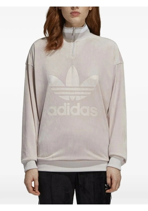 adidas half-zip sweatshirt - Neutrals