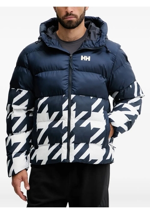 Helly Hansen Oslo graphic-print puffer jacket - Blue
