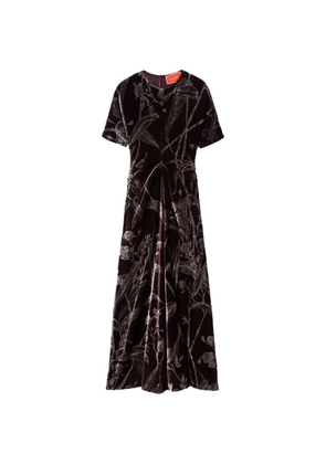 La DoubleJ Angelica floral-print dress - Purple