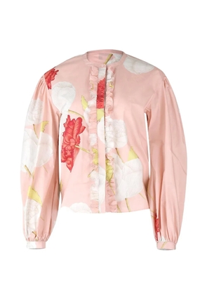 Giambattista Valli ruffled-detail blouse - Pink