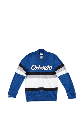 Mitchell & Ness NBA stripe full zip sweatshirt - Blue