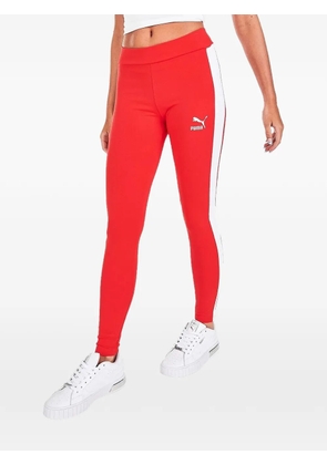 PUMA Iconic T7 logo leggings - Red