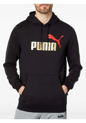 PUMA big logo fleece T-shirt - Black