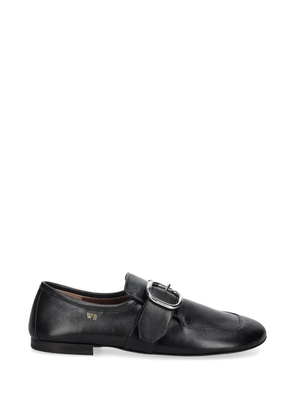 Wales Bonner buckle strap loafers - Black