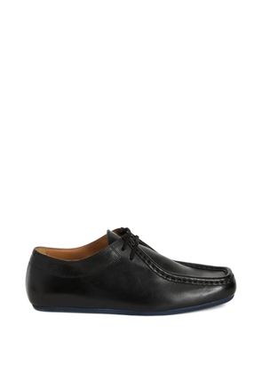 Jil Sander lace-up leather Derby shoes - Black