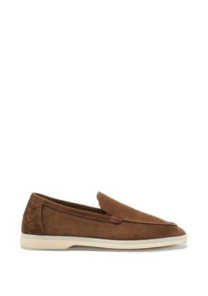 Scarosso Ludovica suede loafers - Brown